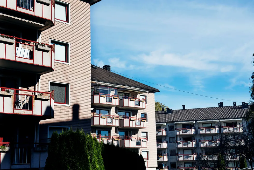 Obos-leiligheter på Lambertseter i Oslo. Foto: Per Ståle Bugjerde