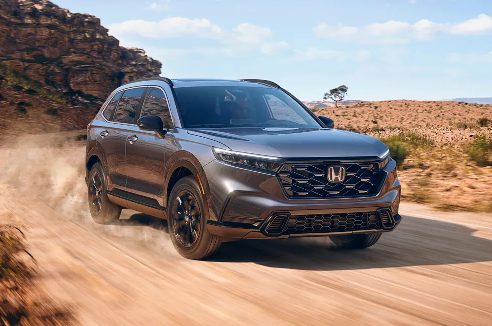 The all-new 2023 Honda CR-V, which will be produced as a hydrogen fuel-cell electric model from 2024.