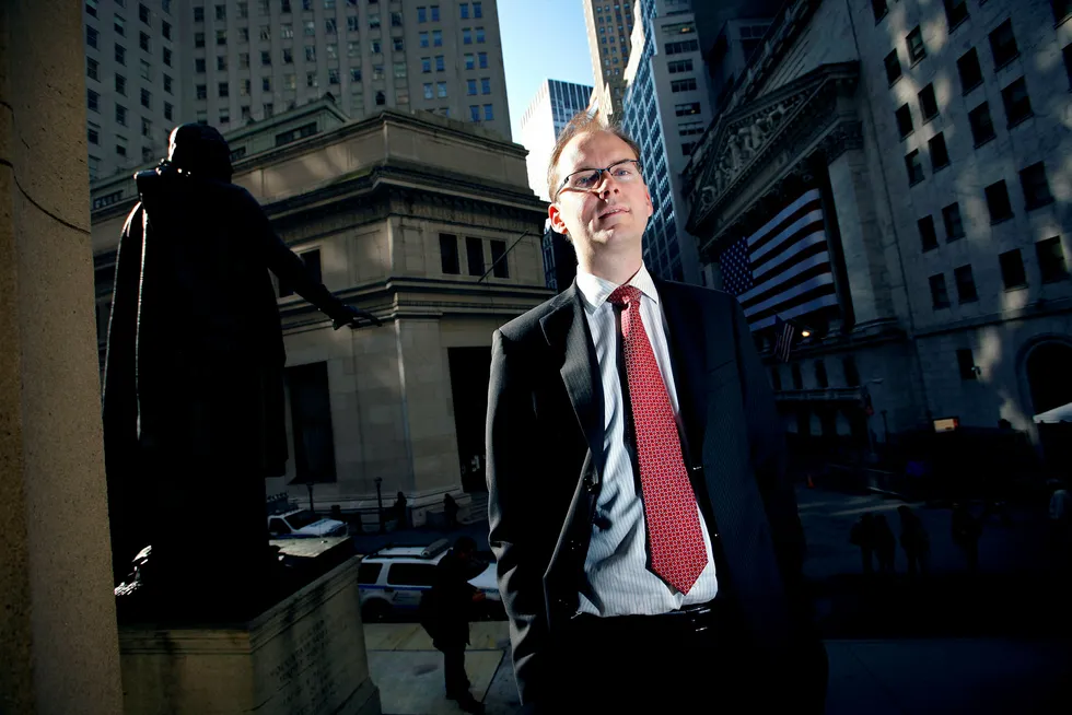 Sjeføkonom Torsten Sløk i Deutsche Bank i New York tror en MBA-grad er mer nyttig enn en doktorgrad for å forstå finansmarkedene. Foto: Ørjan F. Ellingvåg