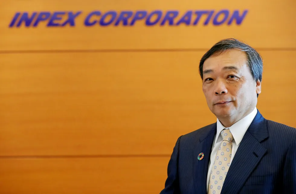 Climate commitment: Inpex Corporation's president Takayuki Ueda