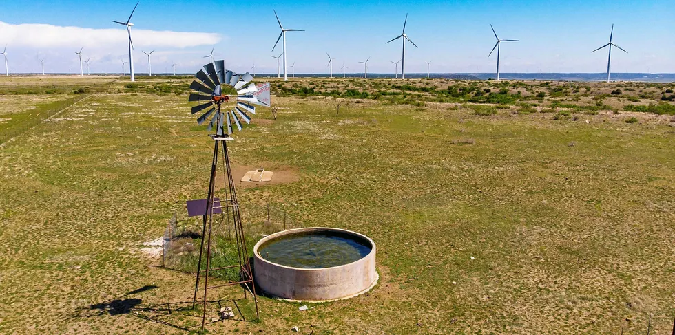 Wind farm in Texas, the largest sector market in the western hemisphere, has 5.3GW of projects under construction