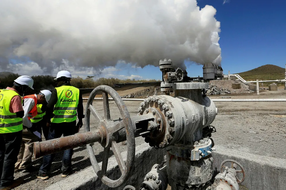 Power potential: Kenya Electricity Generating Company's Olkaria IV geothermal power plant in the East Africa Rift System