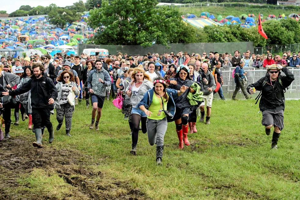 Rock n' loo Roll: Glastonbury festival goers will provide the Pee Power units with plenty of fuel this year