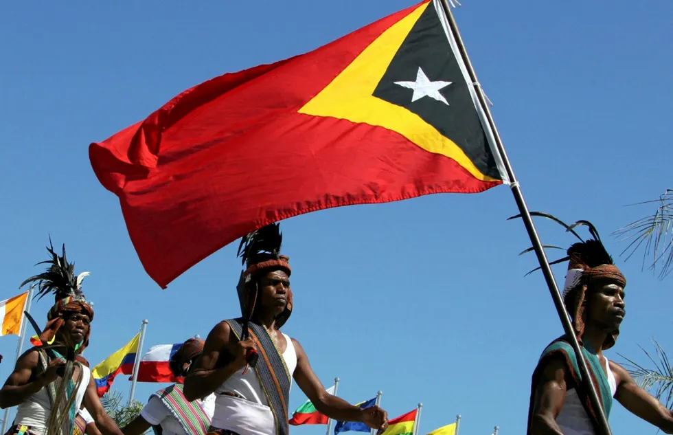Flag day: in Timor-Leste