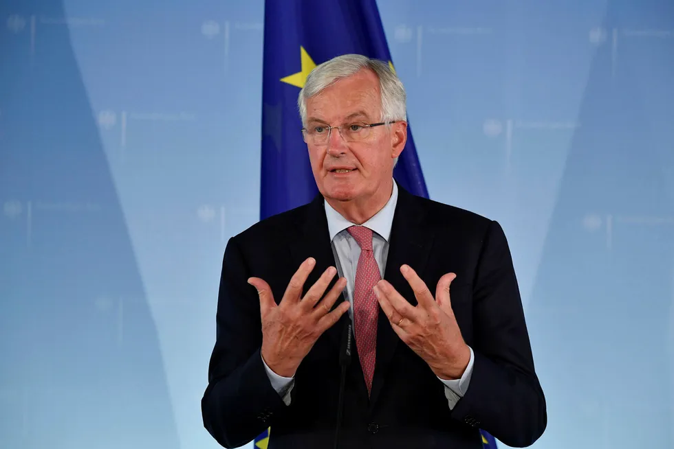 EUs brexitforhandler Michel Barnier sier at EU er klar til å inngå en ambisiøs avtale med Storbritannia.