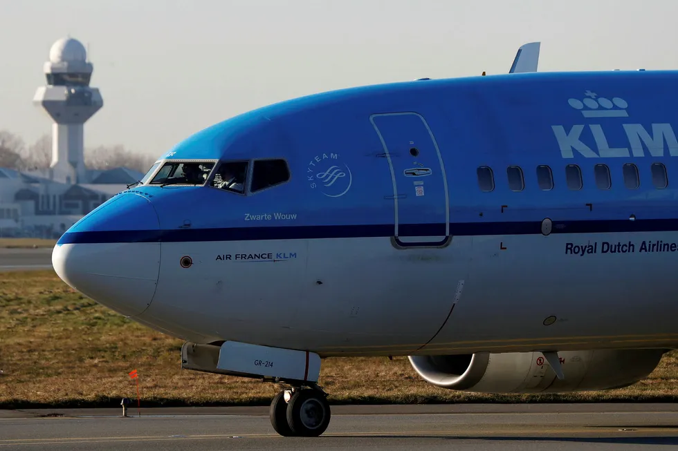 KLM setter flere fly på bakken på grunn av uvær.