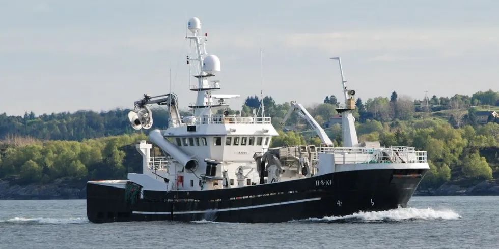 Snurperen "Radek", her i Lerøyosen sør for Bergen. Foto: Ole Erik Klokeide