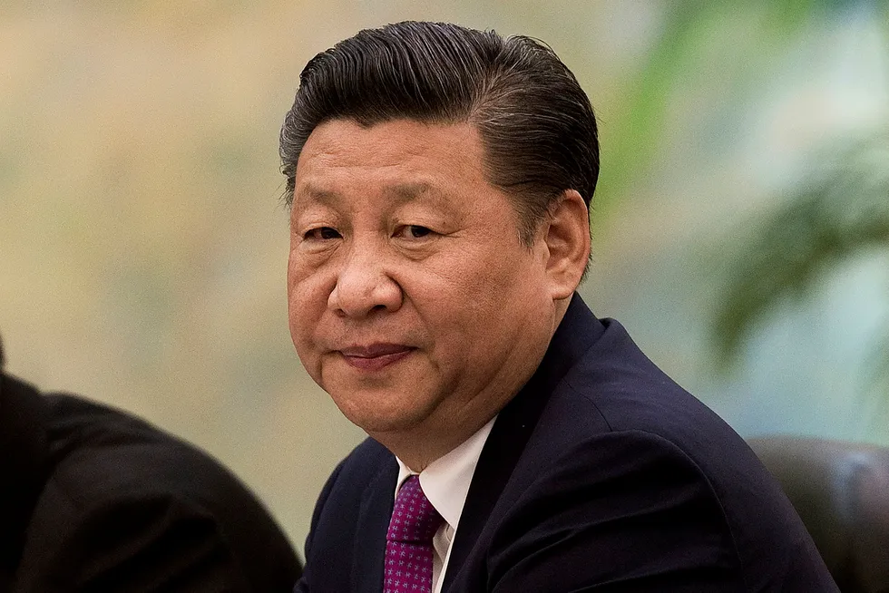 Statsminister Erna Solberg skal besøke Kina. Dette er det første norske statsministerbesøket i Kina på ti år, og inkluderer møter med blant andre president Xi Jinping. Foto: Nicolas Asfouri / AP / NTB scanpix