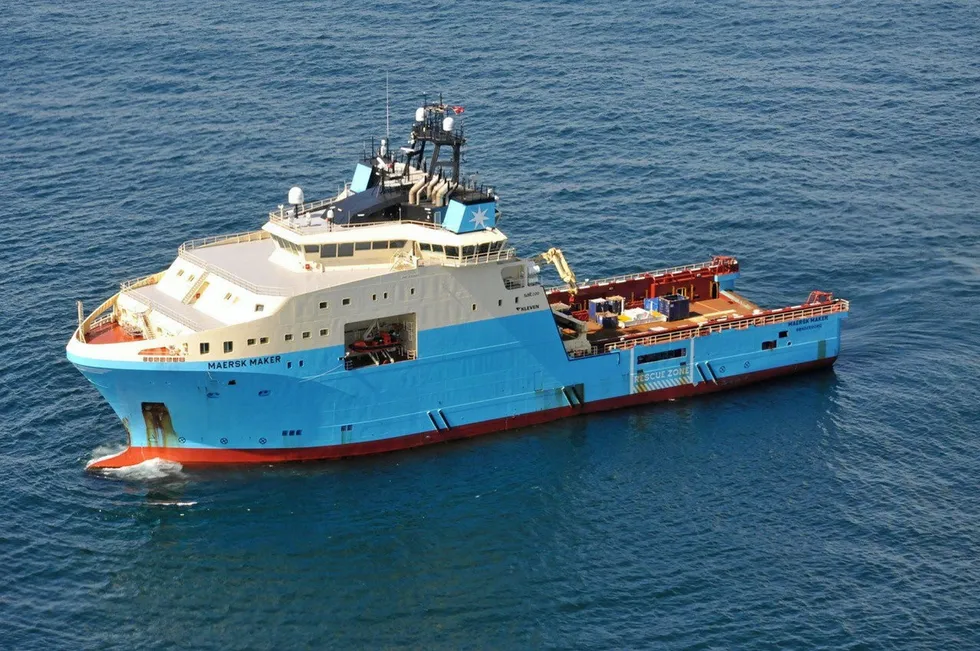 Major contract: the Maersk Supply Service AHTS vessel Maersk Maker
