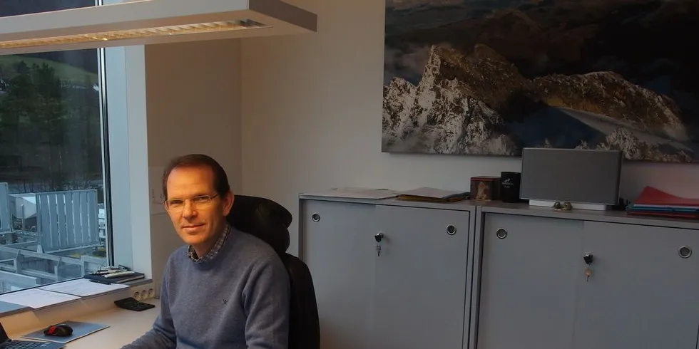 Frode Håkon Kjølås startet opp Seaside, var inntil i fjor eneeier av selskapet gjennom Kjølås Stansekniver, og er i dag daglig leder i selskapet, samt at han sitter i ledelsen i OptimarStette. Foto: Hermod Hove