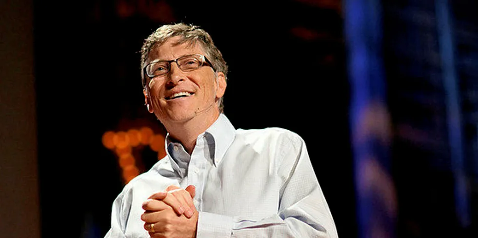 IT pioneer and philanthropist Bill Gates