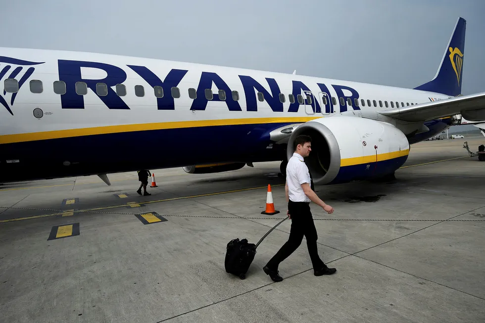 Irske Ryanair rapporterer om bedre resultater. Foto: Clodagh Kilcoyne/Reuters/NTB Scanpix