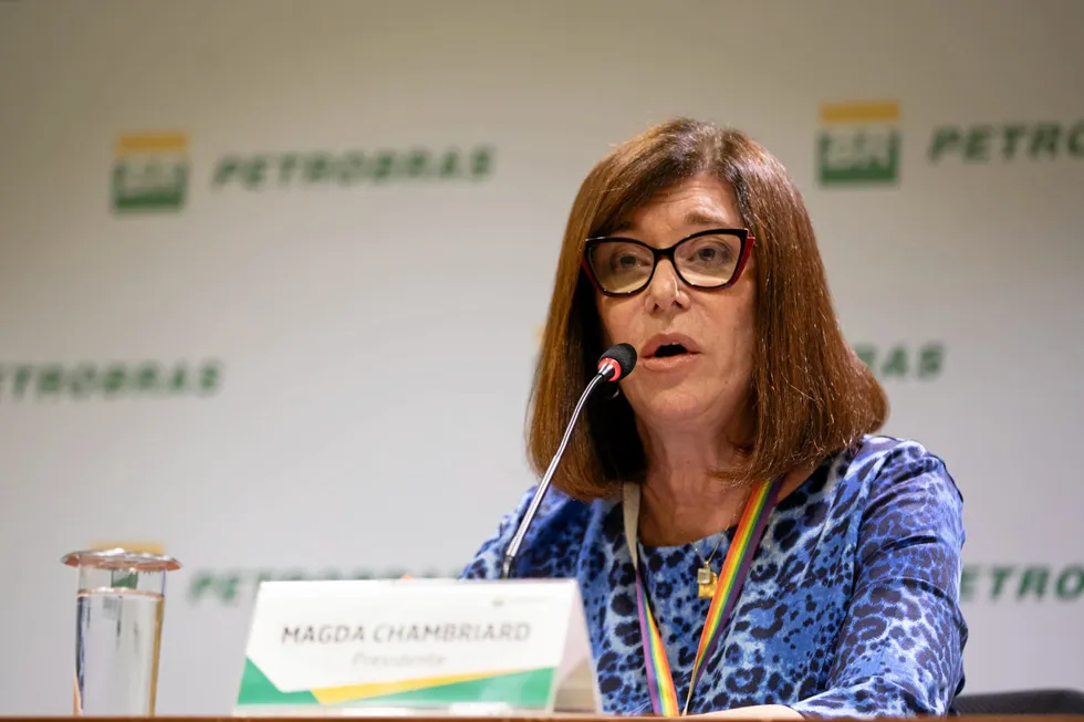 Petrobras chief executive Magda Chambriard.