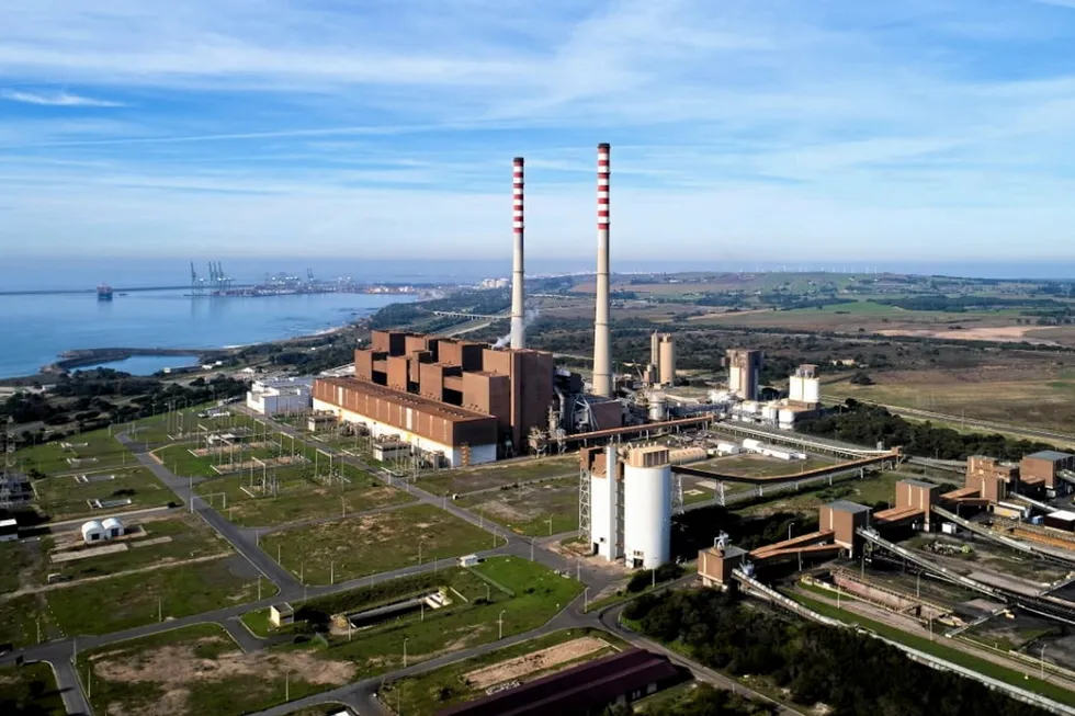 The Sines coal-fired power plant in Portugal, which will be converted into a green hydrogen facility in the grant-winning Green H2 Atlantic project.