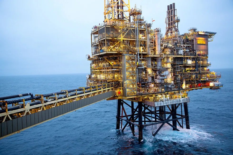 North Sea producer: Shell's Shearwater platform