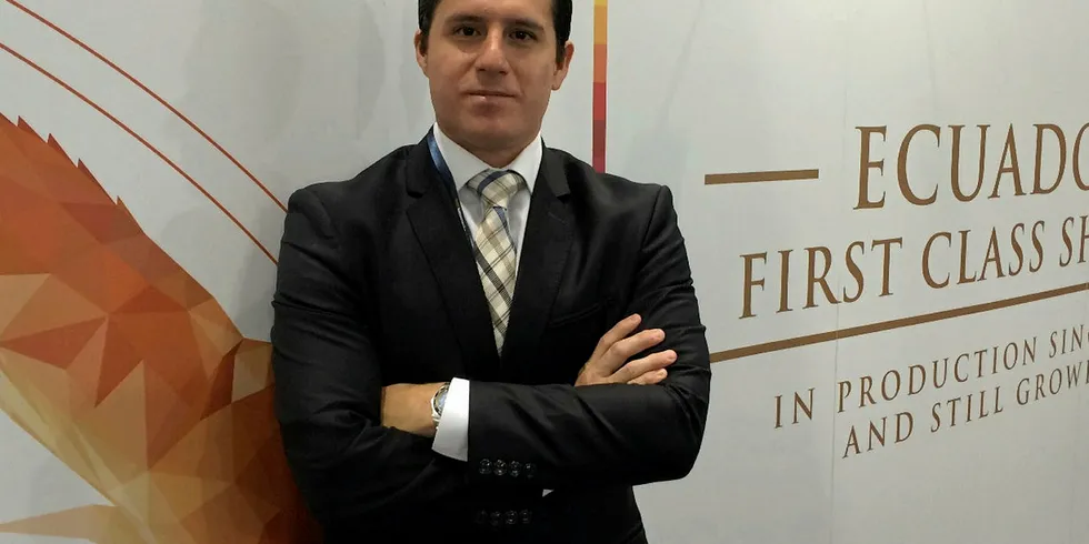 Jose Antonio Camposano. President of Ecuador's National Chamber of Aquaculture.