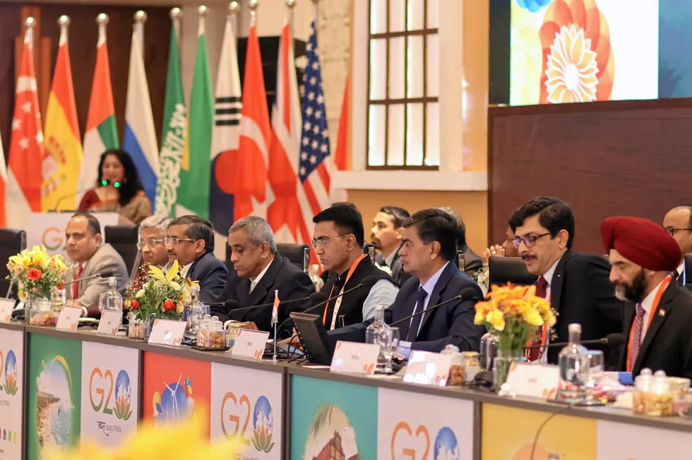 G20 energy ministers meeting in Goa.