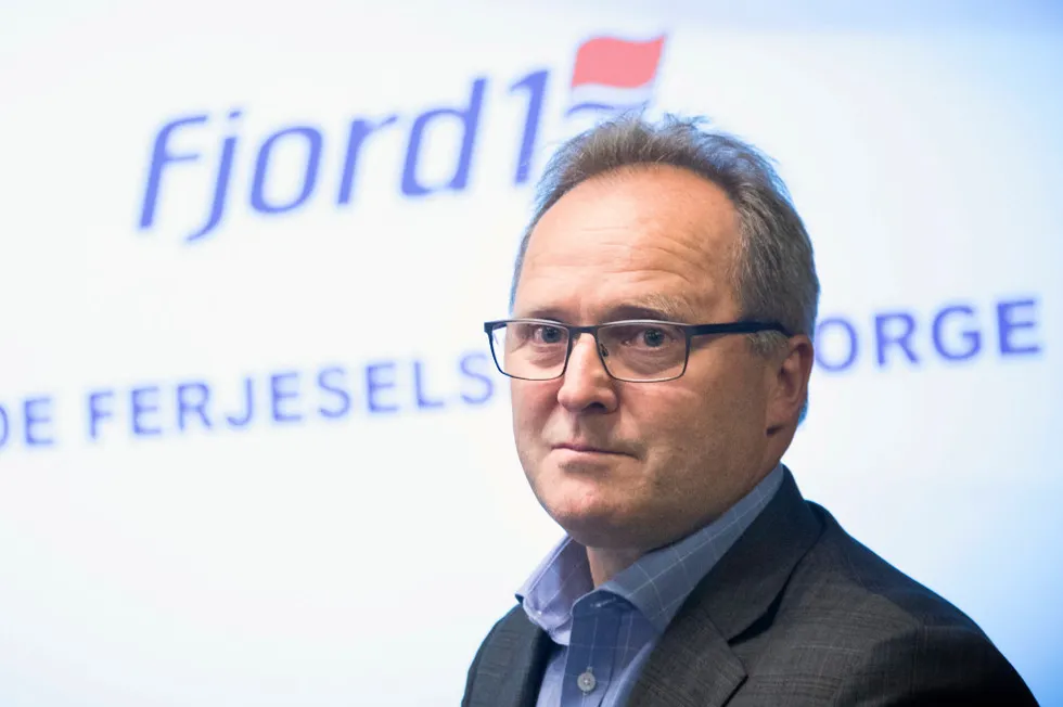Administrerende direktør Dagfinn Neteland i Fjord1.
