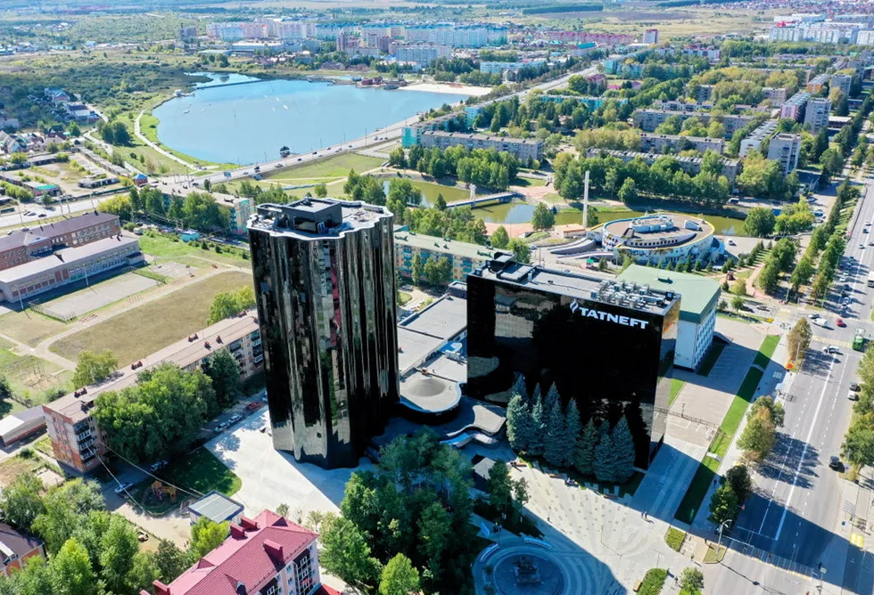 Rising optimism: Tatneft headquarters in the Tarastan city of Almetyevsk in western Russia