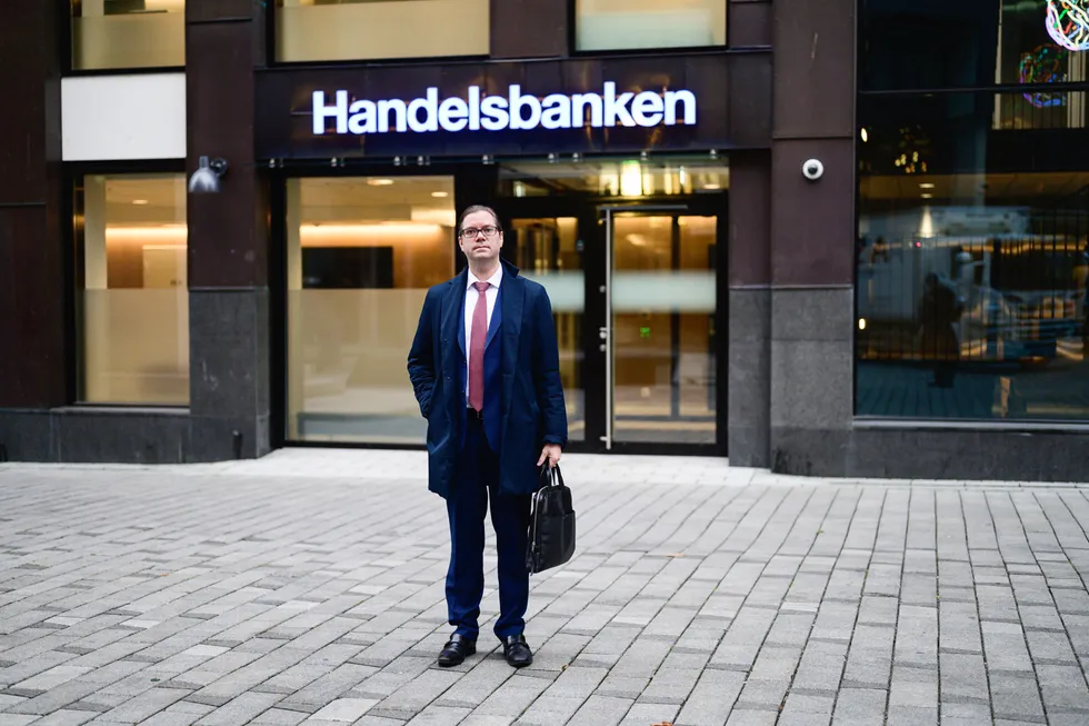 Marius Gonsholt Hov, sjeføkonom i Handelsbanken, mener Nav-tallene øker sannsynligheten for en dobbel heving av styringsrenten i juni.