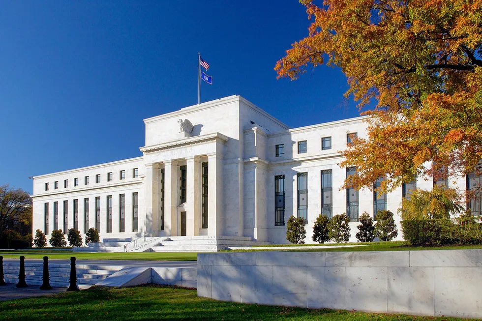 The Eccles Building, which houses the Board of Governors' offices for the US Federal Reserve, its central banking system.