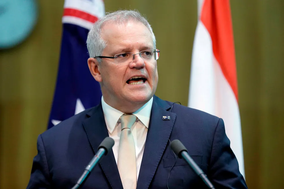 Shutting the door: Australia's Prime Minister Scott Morrison has announced the country will close its borders to all non-residents arriving from overseas