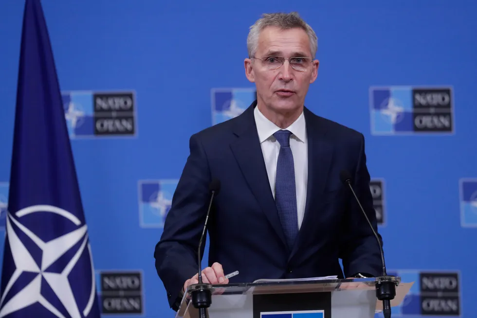 Natos generalsekretær Jens Stoltenberg sa at Kina «herser» med andre land i sin digitale tale til Atlanterhavskomiteens sikkerhetskonferanse nylig.