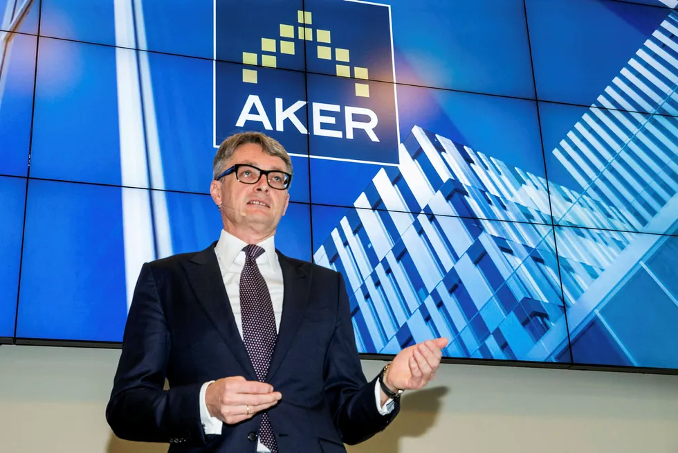 Plan: Aker chief executive Oyvind Eriksen