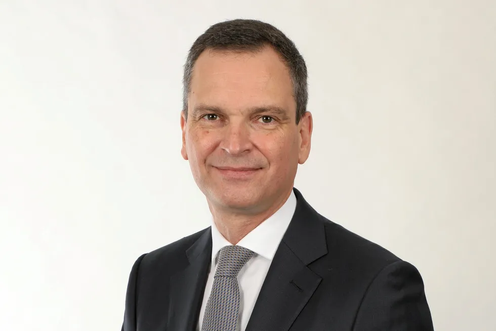 Technip Energies chief executive Arnaud Pieton. The engineering and construction company said its order book swelled in the first nine months of the year.