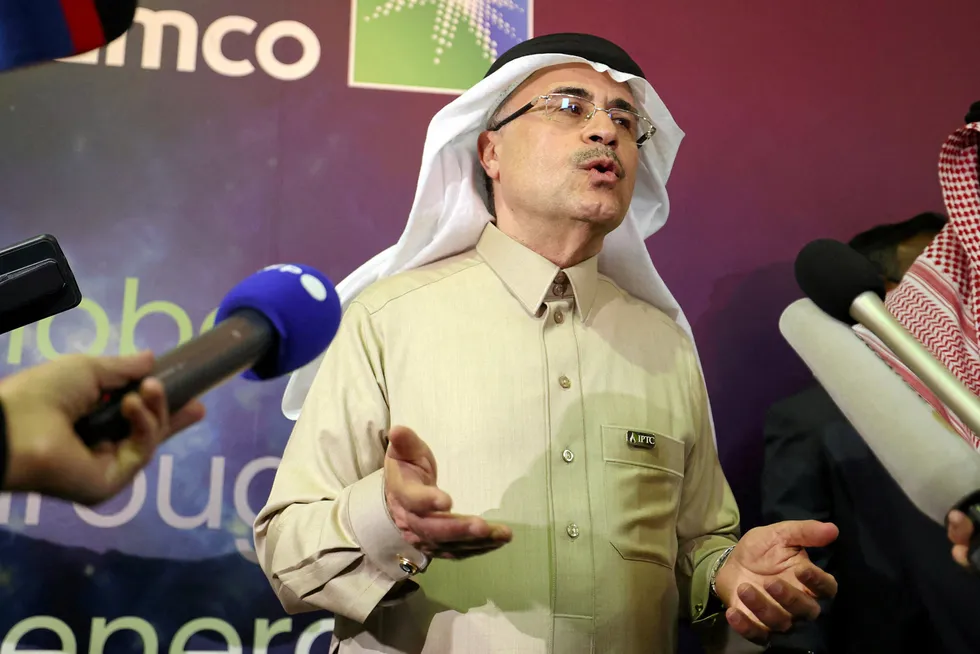 Oilfield expansion: Amin Nasser, chief executive of Saudi Aramco.