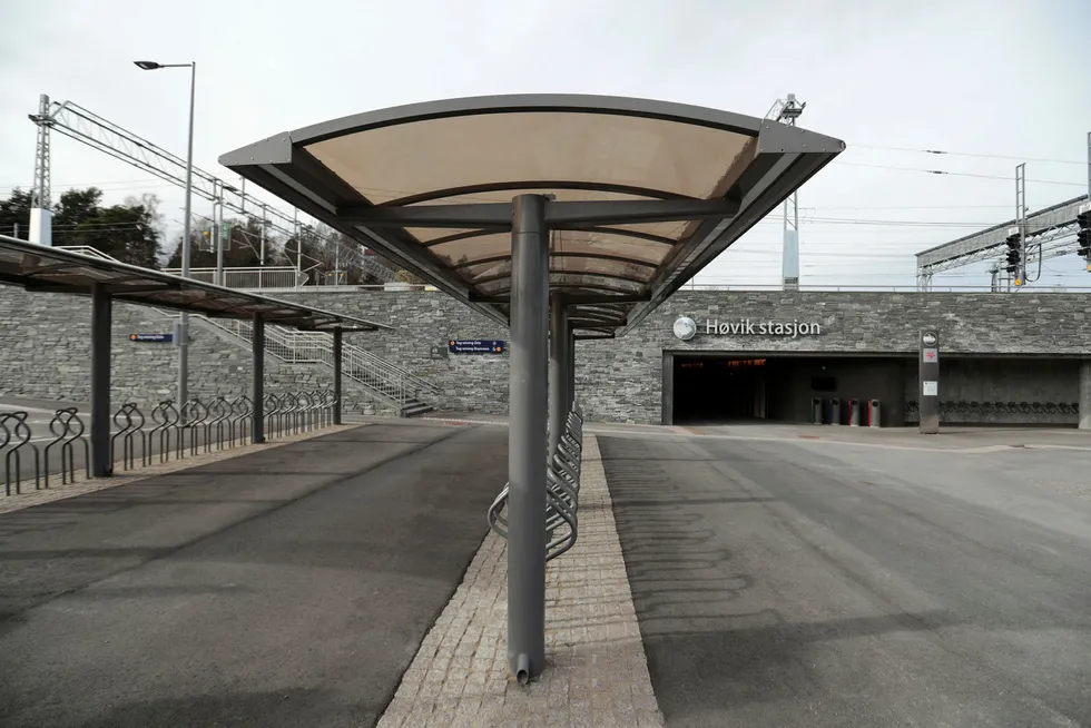 Høvik stasjon på Høvik i Bærum (arkivfoto). Foto: Lise Åserud / NTB scanpix