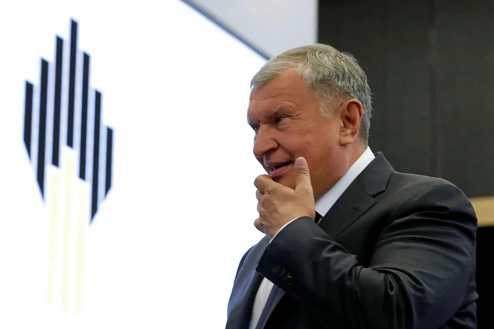 Assurances: president of Russian oil producer Rosneft, Igor Sechin