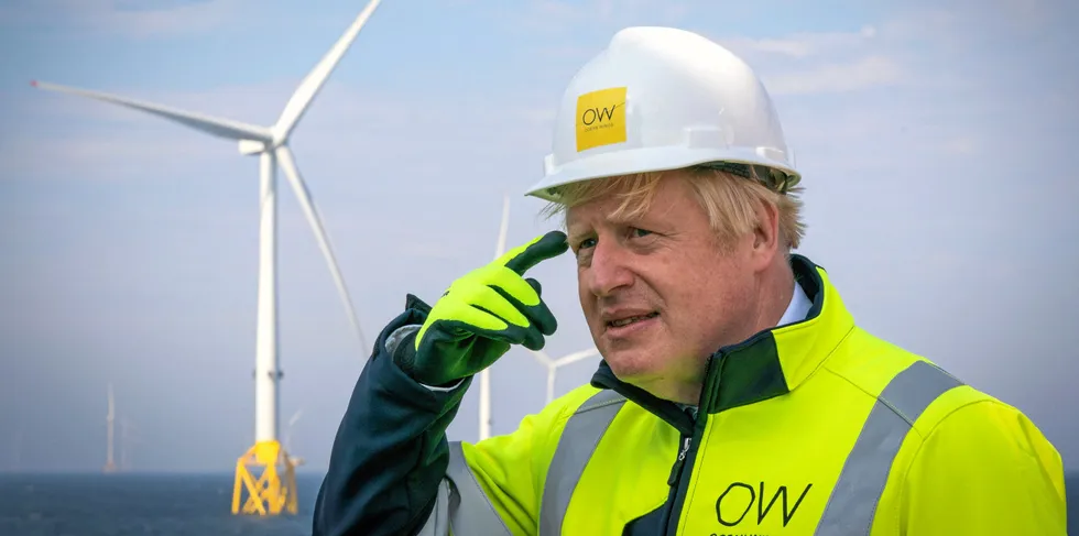 Britain's soon to depart Prime Minister Boris Johnson made offshore wind a key plank of policy.