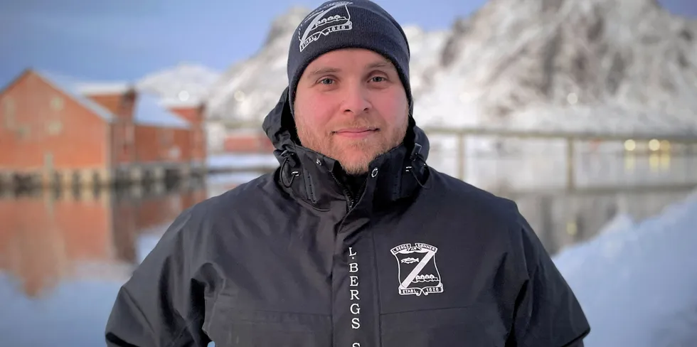 Jonas Walsøe er daglig leder ved fiskemottaket Berg Seafood i Svolvær i Lofoten.