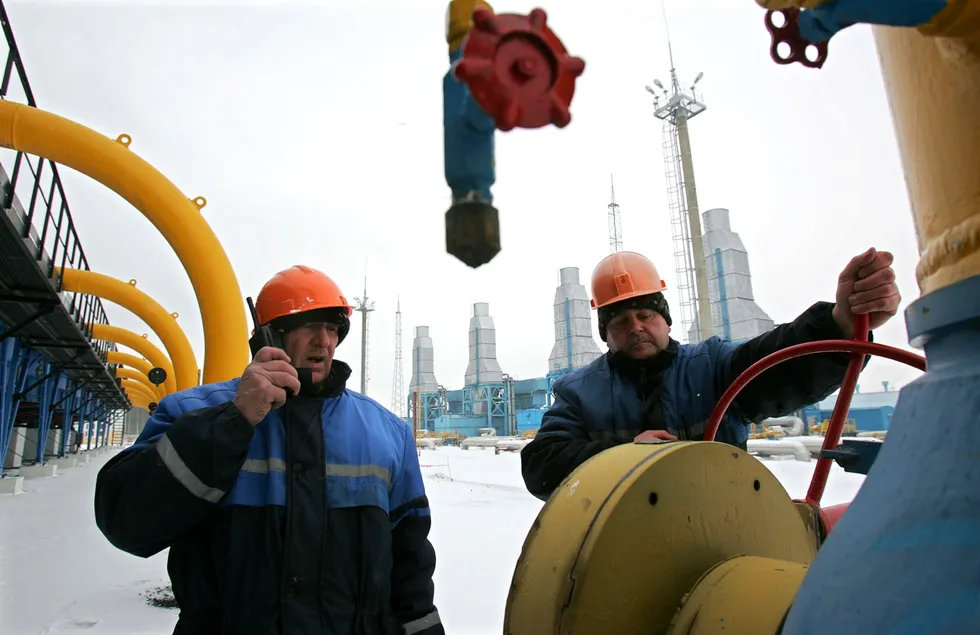 Obsolete: a gas pumping station on the Yamal Pipeline that was built to deliver Russian gas to Poland and Germany