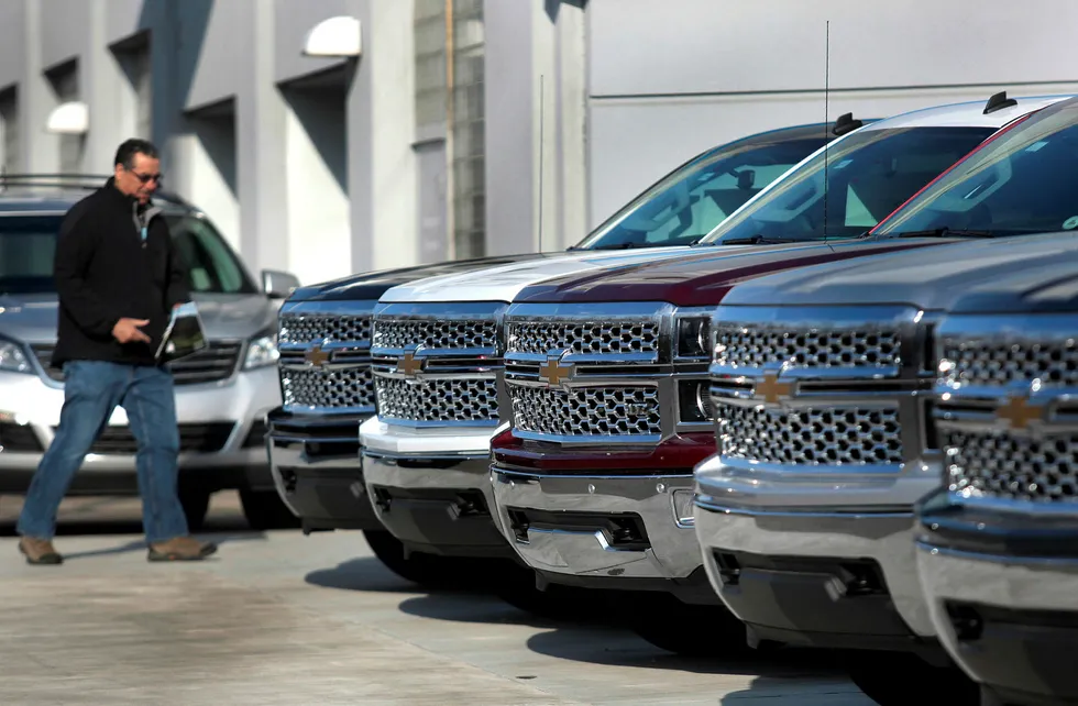 General Motors høstet kritikk fra Trump for å produsere biler i Mexico som skal selges i USA. Foto: REBECCA COOK/Reuters/NTB scanpix