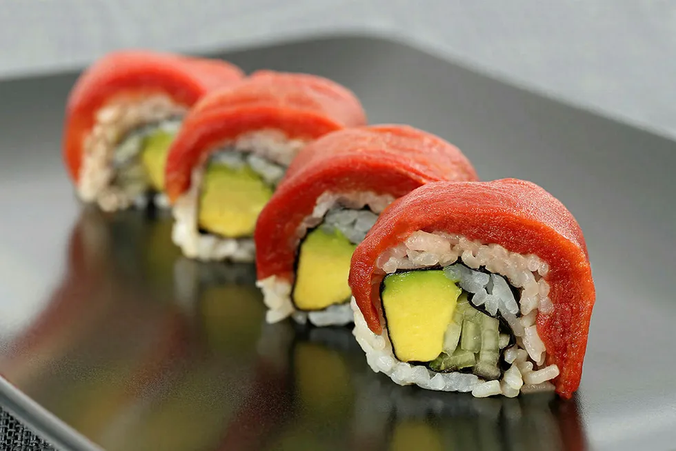 Chefs can use Ahimi in sushi just like raw tuna.