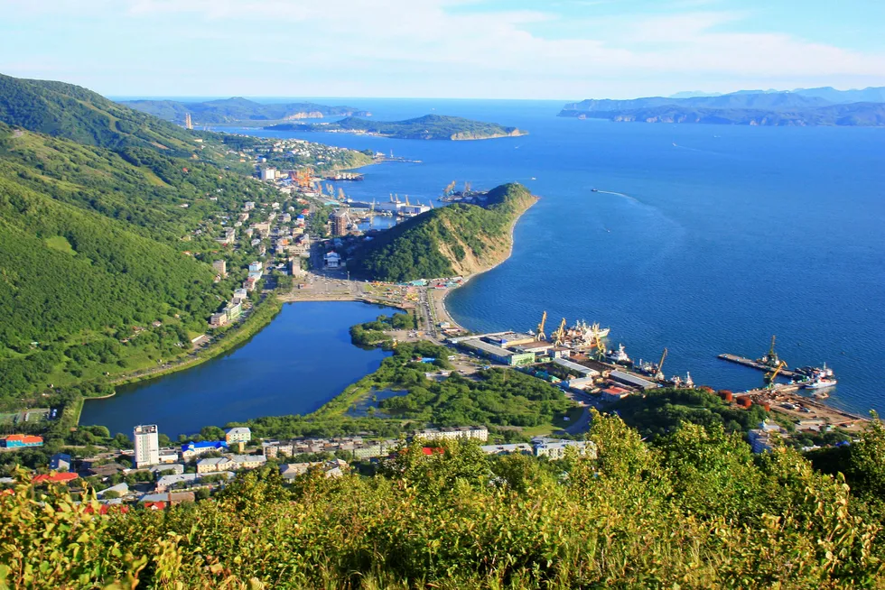 Awaiting delivery: Avachinskaya Bay on the Kamchatka Peninsula in Russia where Novatek intends to install an LNG FSRU to supply gas to local customers