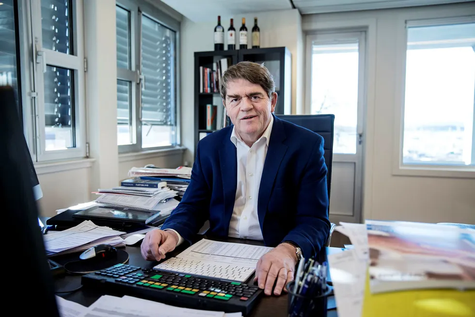 Forvalter Jan Petter Sissener tar ut kjempeutbytte fra Sissener as etter nok et godt år. Foto: Fredrik Bjerknes
