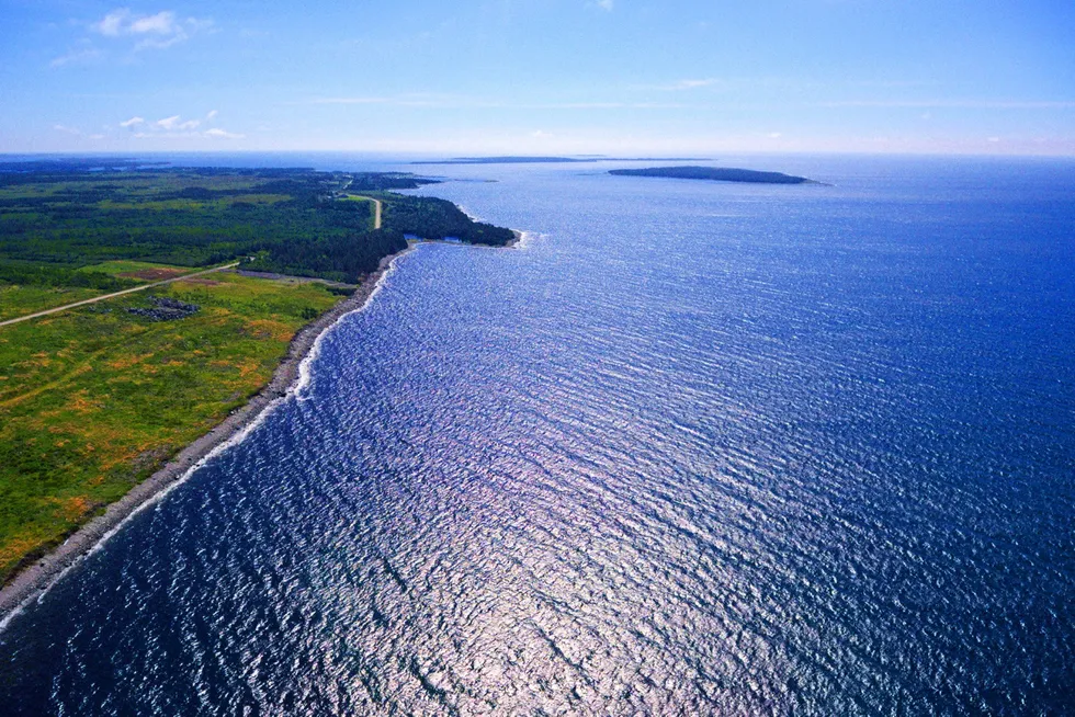 On hold: Goldboro, the site of Pieridae Energy's proposed LNG facility in Nova Scotia, Canada