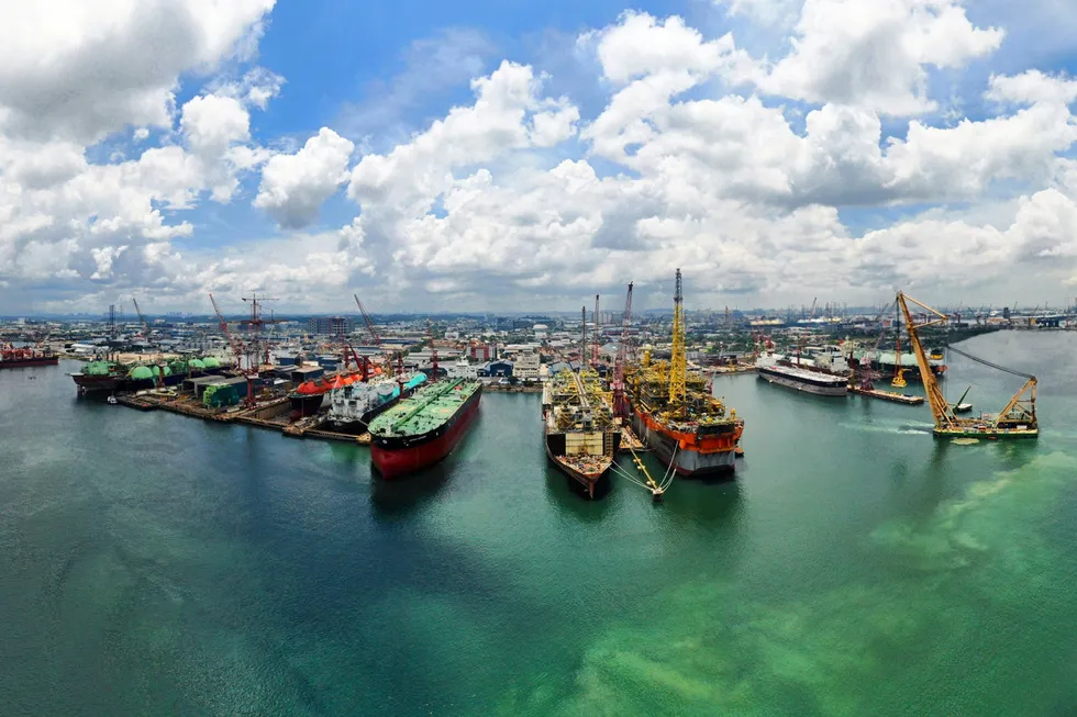 Yard of choice: Keppel Shipyard in Singapore is building the P-78 FPSO.