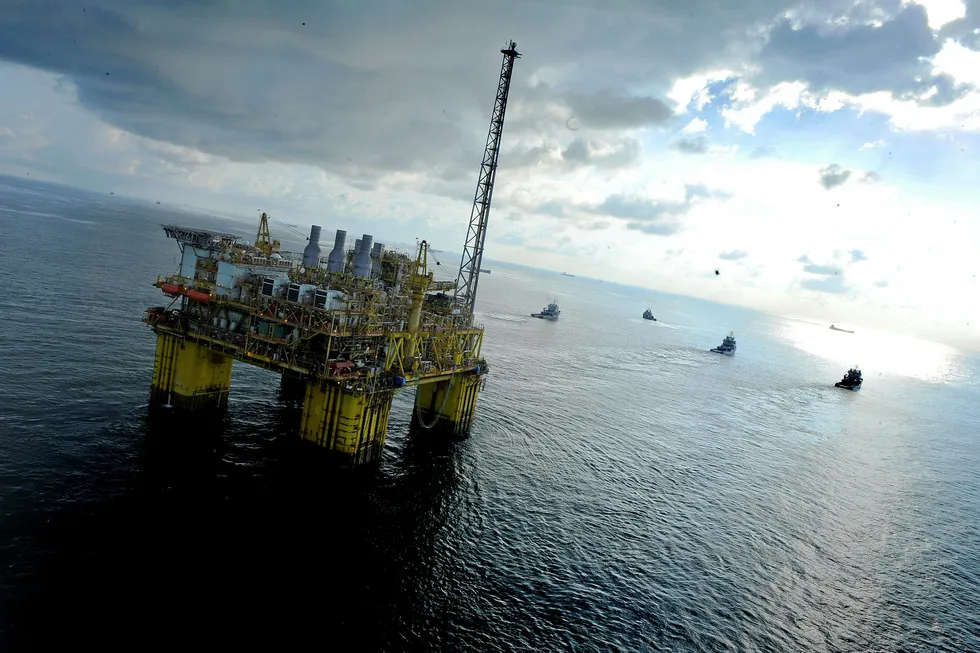 Nearby: the Gumusut semi-submersible production platform is one tie-back possibility