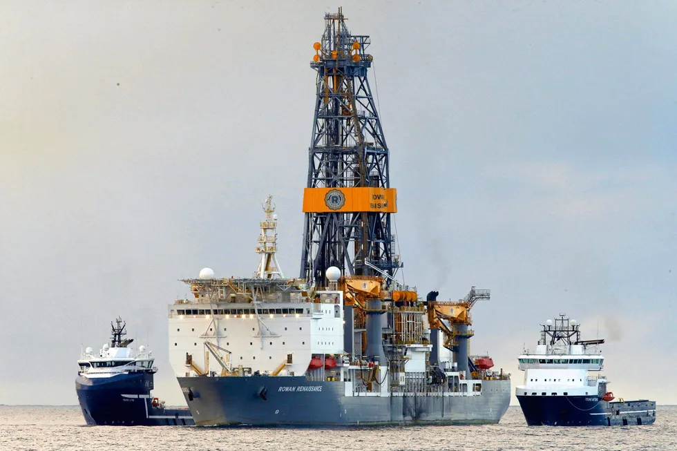 Renaissance: the drillship DS-15 (Renaissance), shown here in the colours of former owner Rowan, has been serving CNOOC International in Mexico