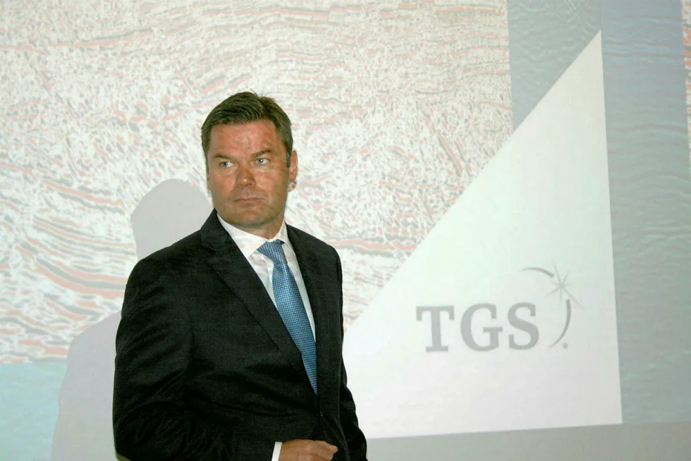 TGS chief executive Kristian Johansen