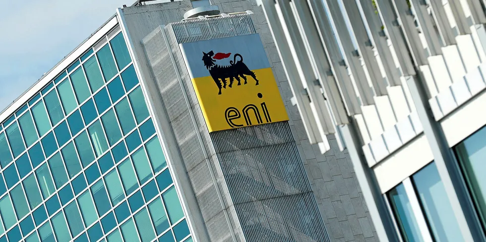 Italian energy company Eni headquarters in Rome, Italy