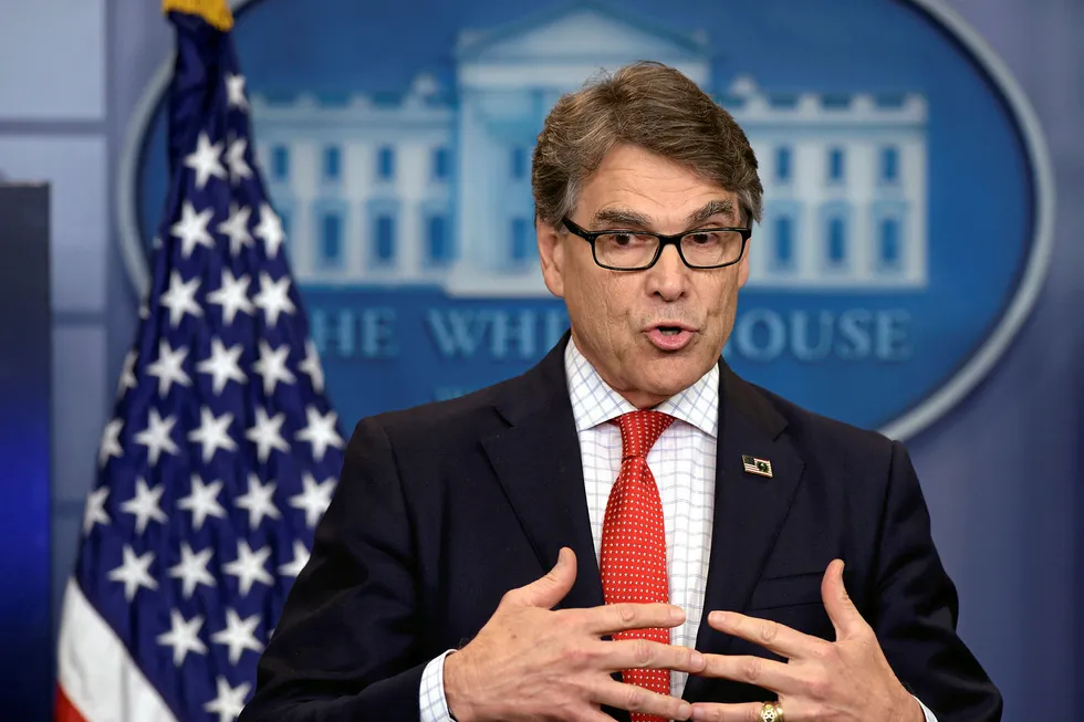 Research and development: US Energy Secretary Perry