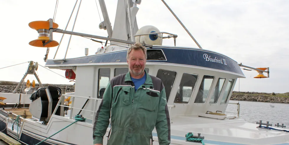 Arild Bergersen rigget om til dorgefiske etter makrell for noen uker siden. Han fisker under land ved Lista og landet 1200 kilo dorgefisk fra den seneste turen.
