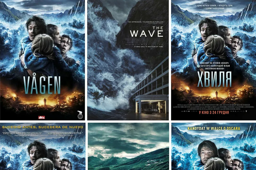 «Bølgen» er en av de største norske filmeksportene de siste årene. Men selv om norske filmer omsettes for rekordsummer på det internasjonale filmmarkedet, tjener de fortsatt mest hjemme i Norge. Foto: Fantefilm