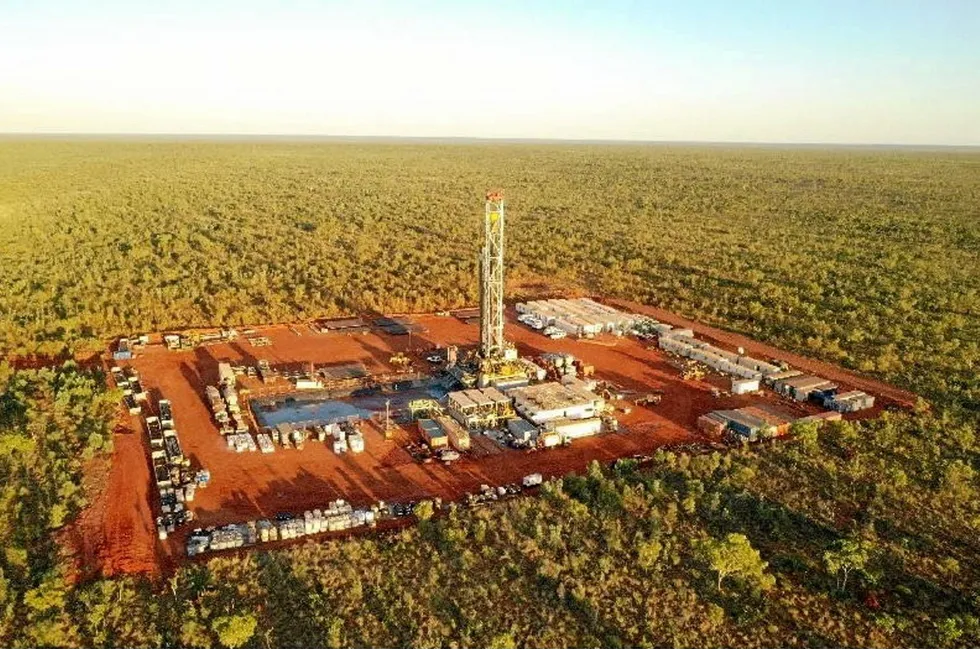 Remote: the Rafael-1 well in the Canning basin