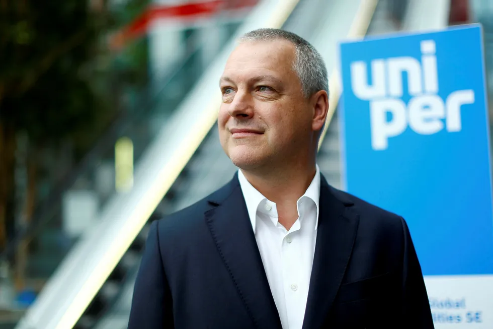 Optimism: Uniper chief executive Andreas Schierenbeck expects Russian subsea gas export pipeline Nord Stream 2 to be completed, saving company's investments into the project